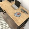 Asir Kalune Design Darbo stalas Kennesaw - Juodas, Oak
