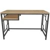 Asir Kalune Design Darbo stalas Kennesaw - Juodas, Oak