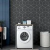 Kalune Desig CBNT FOR WASH MACH WHT/WALNUT 60X65X91.8 | Sourcing