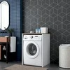 Kalune Desig CBNT FOR WASH MACH WHT/WALNUT 60X65X91.8 | Sourcing