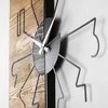 Wallity Dekoratyvinis medinis sieninis laikrodis Wooden Clock 29