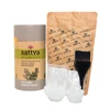 Augaliniai šviesios pelenų spalvos plaukų dažai Ash Skirtas šviesiems plaukams, Sattva Ayurveda, 150g