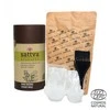 Augaliniai tamsiai rudi plaukų dažai Dark Brown, Sattva Ayurveda, 150g