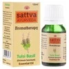 Šventojo baziliko eterinis aliejus Tulsi, Sattva Ayurveda, 10ml