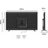 Monitorius JAPANNEXT 109,2 cm JN-IPS430UHD60F 16:9 3x HDMI UHD