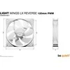 be quiet! Light Wings LX 120 mm PWM Reverse Baltas Kompiuterio dėklas Fan 12 cm 1 pc(s)