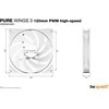 Be Quiet! tyliai! PURE WINGS 3 120 mm PWM didelio greičio, balta