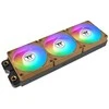 140 mm „Thermaltake CT140 EX Reverse ARGB Sync“ kompiuterio aušinimo ventiliatorius, žvyro ir smėlio spalvos, 3 vnt.