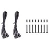 140 mm Thermaltake CT140 PC aušinimo ventiliatorius 500-1500 aps./min - 2 pak.