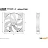Kompiuterio Korpuso Ventiliatorius - be quiet! LIGHT WINGS LX 140mm PWM 3-Pack Baltas