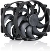 Noctua NF-A14X25r G2 PWM Sx2-PP chromax.juodas fan, LCP – juodas, 140mm, 2-pack
