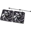 140 mm Thermaltake CT140 PC aušinimo ventiliatorius 500-1500 aps./min - 2 pak.