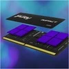 RAM 16GB Kingston SO-DIMM 4800 (juodas, KF548S38IB-16, Impact, INTEL XMP)