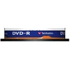 1x10 Verbatim DVD-R 4,7GB 16x Speed, matt sidabrinis Cakebox