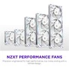 240mm NZXT F-Serie F240X RGB Lüfter Single Baltas RF-U24PN-W1