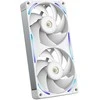 240mm NZXT F-Serie F240X RGB Lüfter Single Baltas RF-U24PN-W1