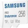 Atminties kortelė Samsung PRO Endurance microSD 256 GB, Baltos spalvos