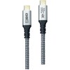 Kabelis USB 2GO USB-C - USB-C 1.2 m Sidabrinė (797512)