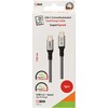 Kabelis USB 2GO USB-C - USB-C 1.2 m Sidabrinė (797512)