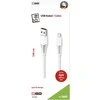 Kabelis USB 2GO Lightning - USB-B 1 m Baltas (797288)
