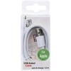 USB kabelis 2GO USB-A - Žaibas 1 m Balta (795781)