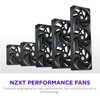 NZXT F360X Performance RGB Gehäuselüfter (Single-Frame) 120mm Juodas