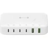 4smarts įkrovimo stotelė 7in1 100W su belaidžio įkrovimo galimybe baltos spalvos 540570