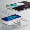 4smarts 7in1 100W įkrovimo stotelė su belaidžiu įkrovimu Baltas 540570