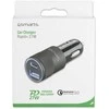 4Smarts Car Charger Rapid+ 27W su Quick Charge, pilkas / juodas