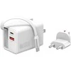 Įkroviklis jungiama į tinklą 4smarts Flex Jojo 65W GaN 2xUSB-C + USB-A balta
