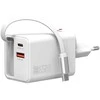 Įkroviklis jungiama į tinklą 4smarts Flex Jojo 65W GaN 2xUSB-C + USB-A balta
