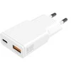 4Smarts sieninis įkroviklis PDPlug Duos Slim 30W GaN 1C+1A baltas