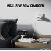 4smarts belaidis įkroviklis QI2 Trident 2in1 + USB-C + laidinis įkroviklis 30W baltos spalvos 540998