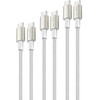 Kabelis USB 4smarts USB-C - USB-C 3 m Baltas (540656)