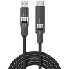 Kabelis 4smarts ComboCord USB4 HDMI 240W 1.5m juoda