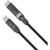 Kabelis 4smarts ComboCord USB4 HDMI 240W 1.5m juoda