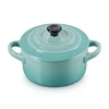 Lumarko Le Creuset keramikos rinkinys (4 maži puodai, 10x5 cm), vandenyno spalvos