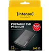 Kietasis diskas 500GB Intenso PREMIUM Portable USB 3.0 juodas