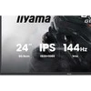 Monitorius iiyama G-Master GB2441HSU-B1 Juodas Hawk - 144Hz | Full HD | IPS | 23.8"