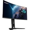 Monitorius Gigabyte | MO34WQC EK1 | 34" | OLED | WQHD | 175 Hz | 0,03 ms | 3440 x 1440 pikselių | 250 cd/m² | HDMI jungčių kiekis: 2