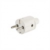 ABL 100000047 Compact Stecker. SCHUKO &amp; fr-be. TPE. baltas. IP20. Typ 1505