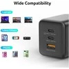 Acer | 100 W GaN įkroviklis, 2 x USB-C + 1 x USB-A jungtys