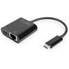 Assmann Electronic Assmann elektroninis DIGITUS USB Type-C Gigabit Ethernet adapteris su maitinimo tiekimo palaikymu