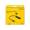 DELOCK Adapteris HDMI-A Stecker zu USB Type-C Buchse DP Alt Mode 8K