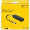 Adapteris USB-C -> DP HDMI VGA DeLOCK Juodas