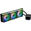 XPG Levante II 360 aušinimo sistema su RGB ventiliatoriais