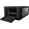 ALLNET ALL-SMC6618SCHWARZ - 18U - Wall mounted rack - 50 kg - Juodas - Steel - Passive