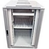 ALLNET Netzwerkschrank 19" 22HE B800/T 800mm Glastür Lichtgrau SNB-Serie