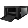 ALLNET Netzwerkschrank 19 9HE 1-teilig T600mm Juodas SMC-Serie
