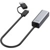 ALLNET USB 3.0 Typ-C&A Ethernet Adapteris 2.5 Multi-Gigabit LAN ALL-NC-2.5G-USBC/A *ALLTRAVEL*